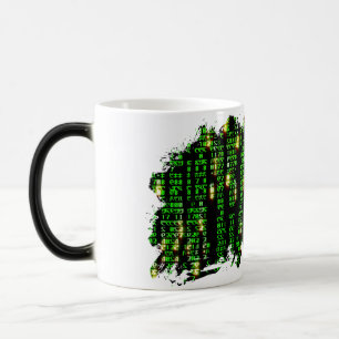 Code matrix magic mug