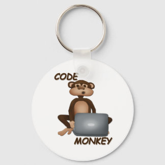 Code Monkey Key Ring