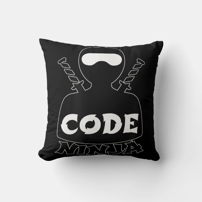 Code Ninja Computer Coding Engineer Funny Lovers Cushion (Front)