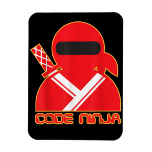 Code Ninja Computer Coding Engineer Funny Lovers Magnet