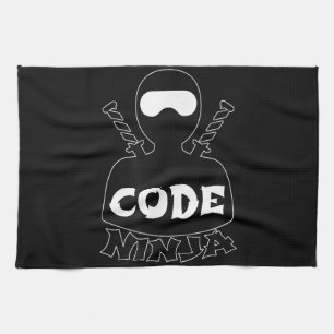 Code Ninja Computer Coding Engineer Funny Lovers Tea Towel