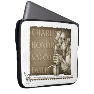 Code of Chivalry Laptop Sleeve
