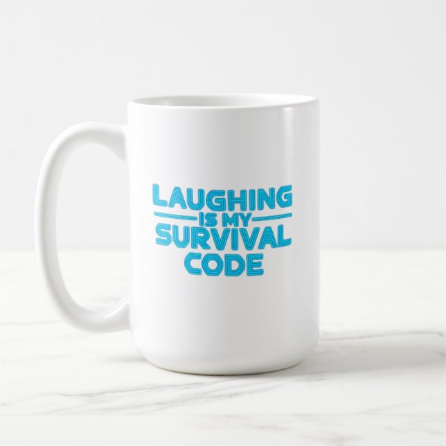 Code of Laughter Coffee Mug (Left)