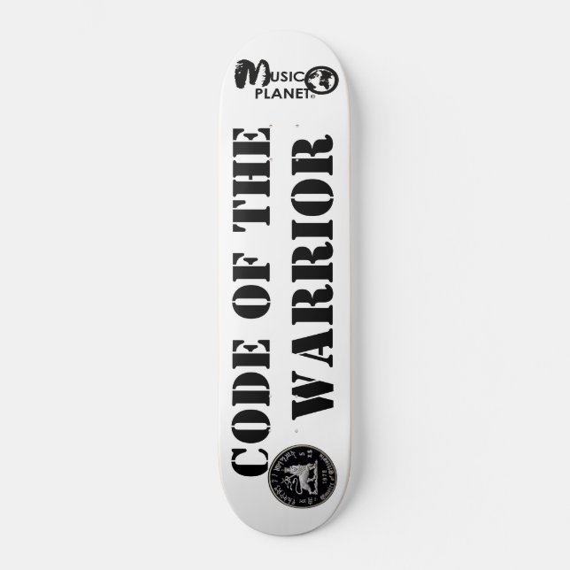 CODE OF THE WARRIOR Skateboard (Front)