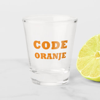 Code Oranje Shot Glass: Embrace Dutch Pride Shot Glass