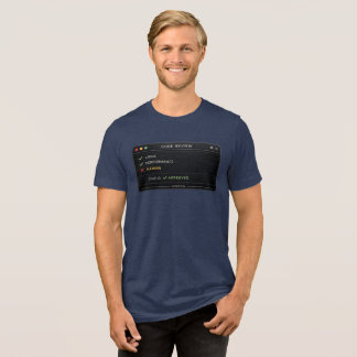 Code Review Programmer Tri-Blend Shirt