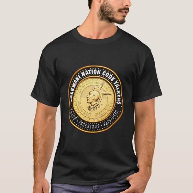 Code Talkers Recognition Meskwaki Nation T-Shirt (Front)