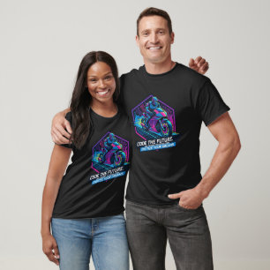Code The Future Cyberpunk Sportbike Graphic Tee