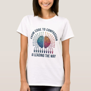 Code to Compassion Tee - Tech Ethics Slogan Shirt
