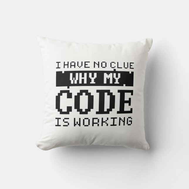 Code Working Cushion (Front)