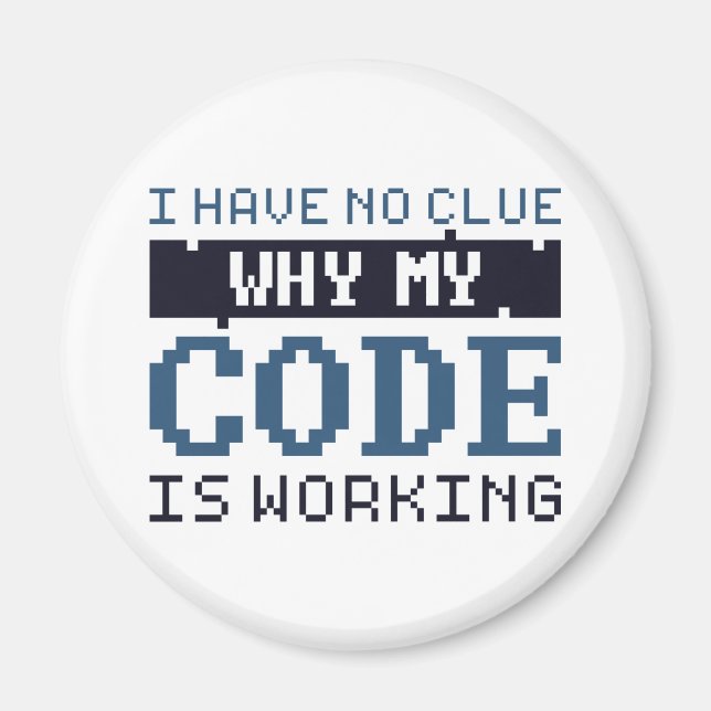 Code Working Magnet (Front)
