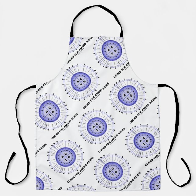Coded For Amino Acids (Genetic Code DNA) Apron (Front)
