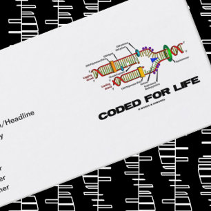 Coded For Life (DNA Replication) Business Card