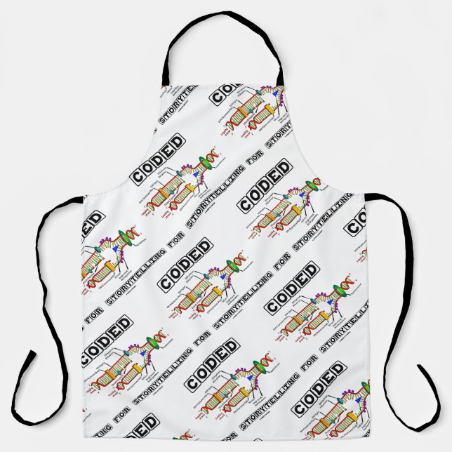 Coded For Storytelling DNA Replication Apron (Front)
