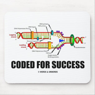 Coded For Success (DNA Replication) Mouse Pad