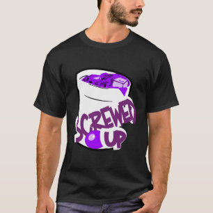 Codeine Sizzurp Screwed Up Lean Cough Syrup Promet T-Shirt