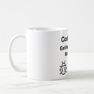 Coder Coffee Mug – Eating Bugs for Breakfast
