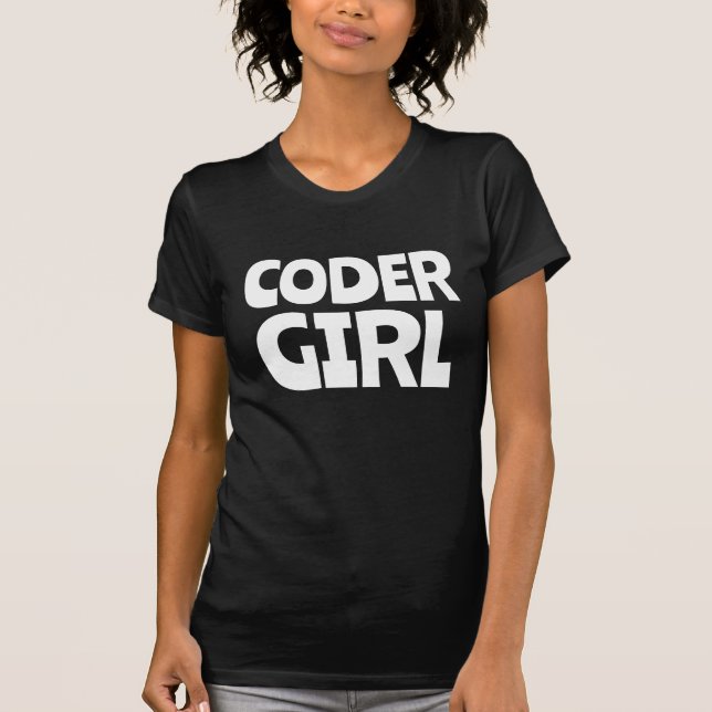 CODER GIRL T-SHIRTS (Front)
