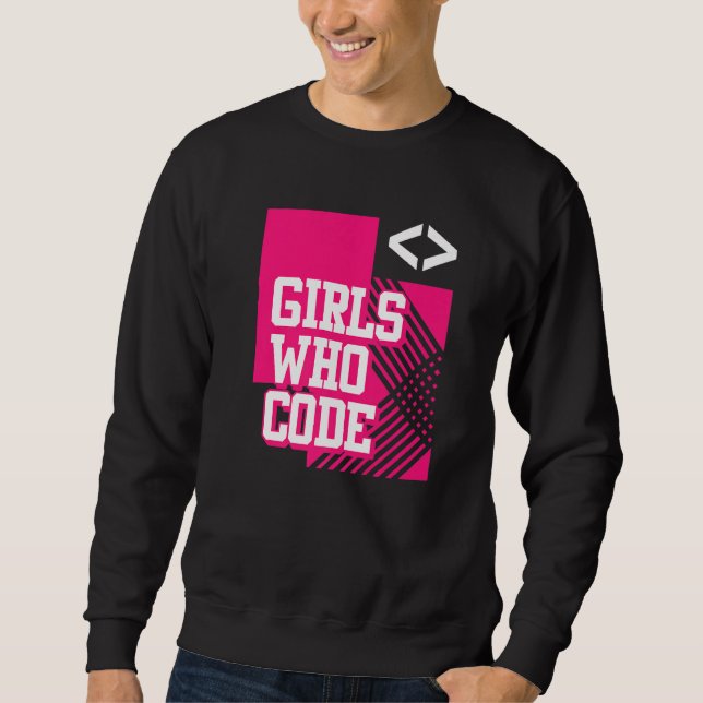 Coder Girls Programming - Software Developer Progr Sweatshirt (Front)