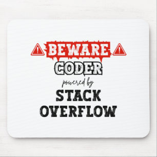 Coder Powered By Stack Overflow Programming Mouse Pad