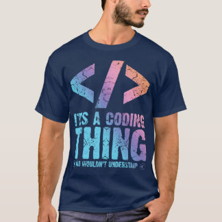 Coder Programmer Software Developer 3 T-Shirt