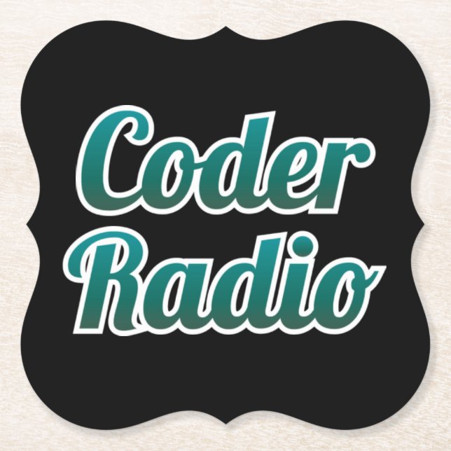 Coder Radio Coasters (Front)