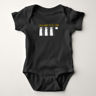 Coder Technical Computer IT Coding Programmer Grap Baby Bodysuit
