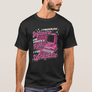 Coder Workplace Coding Software Engineer Programm T-Shirt