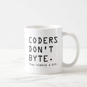 Coders Don't Byte Coffee Mug
