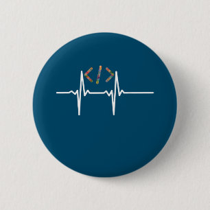 Coders Funny Computer Software Programmer Coding 6 Cm Round Badge