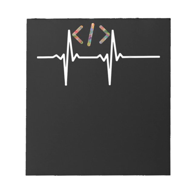 Coders Funny | Computer Software Programmer Coding Notepad (Front)