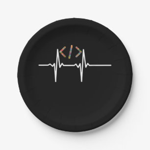 Coders Funny Computer Software Programmer Coding Paper Plate