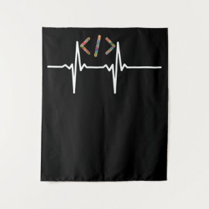 Coders Funny Computer Software Programmer Coding Tapestry