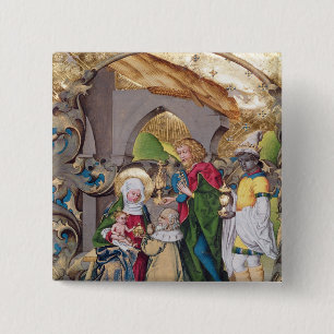 Codex 15.501 The Adoration of the Kings 15 Cm Square Badge