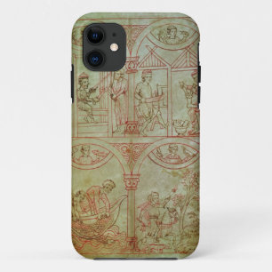 Codex 507 fol.2r Weaver, Shoemaker, Fishermen and iPhone 11 Case