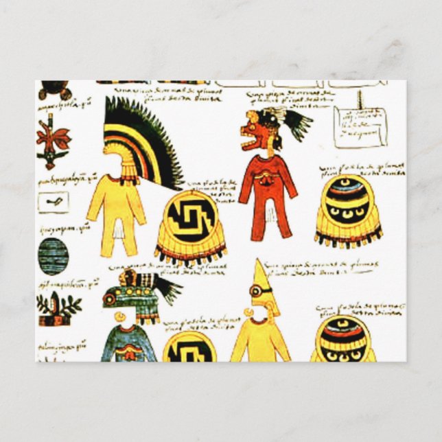 Codex Mendoza Postcard (Front)