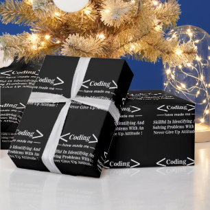 Coding Coder Programmer Coding Wrapping Paper