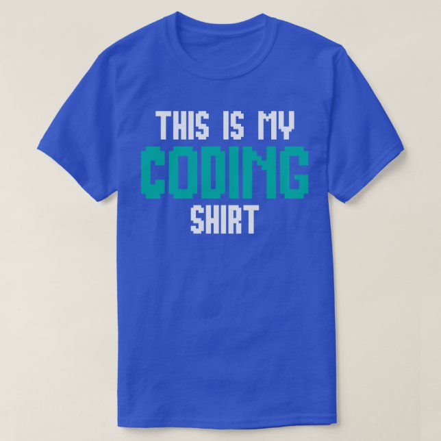 Coding Coder Programming 1 T-Shirt (Design Front)
