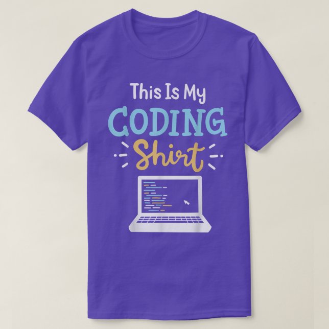 Coding Coder Programming Computer Science  T-Shirt (Design Front)