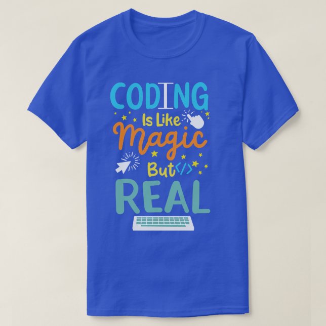 Coding Coder Programming T-Shirt (Design Front)