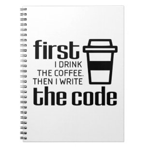 Coding Coffee Computer Programming Code Engineer Notebook