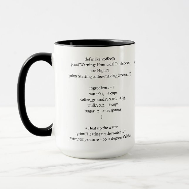 Coding Coffee Cup (Left)