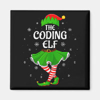 Coding Elf Christmas Family Girls Women Elf Squad