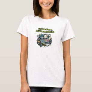 Coding For Healthier World Medical Coder Career T-Shirt