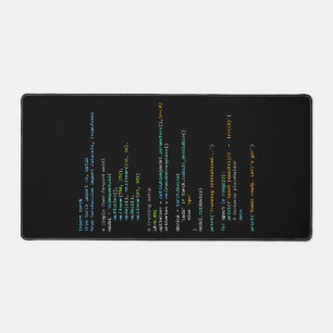 Coding Humor - Developer Logic and Tech Life Desk Mat