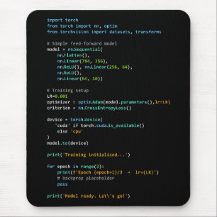Coding Humor - Developer Logic and Tech Life Mouse Pad