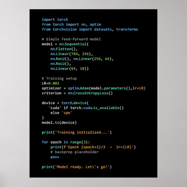Coding Humour - Developer Logic and Tech Life Poster (Front)