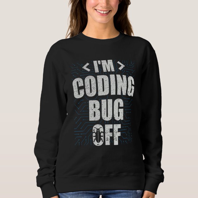 Coding Is My Cardio  Funny Programmer's Coding Ent Sweatshirt (Front)