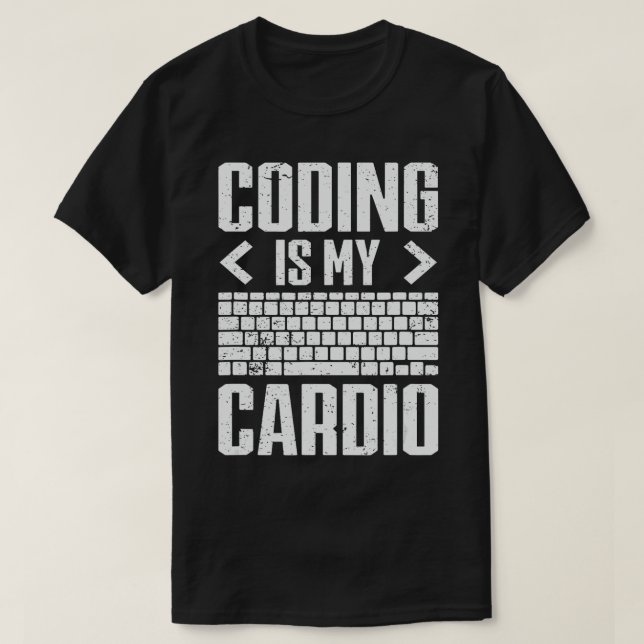 Coding Is My dio Computer Science Admin Programmer T-Shirt (Design Front)