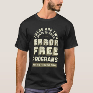 Coding Programmer Programming Software Developer 2 T-Shirt
